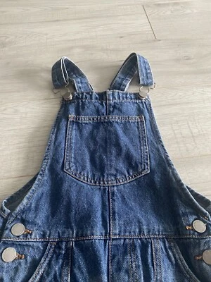 £4.99 • Buy Girls Next Denim Dungarees Age 7