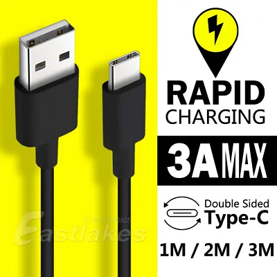 $6.45 • Buy USB Type C Rapid Charging Data Cable USB-C For Samsung S23 S22 S21 S20 Ultra S10