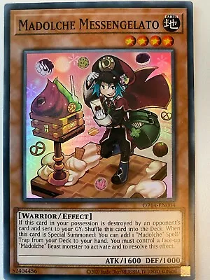 Yugioh Madolche Messengelato OP14-EN004 Super Rare NM • £3.25