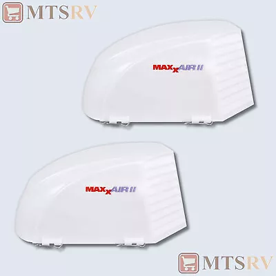 Maxxair II Deluxe Large RV Vent Cover W/EZ Clip In WHITE (Translucent) - 2-PACK • $75.94
