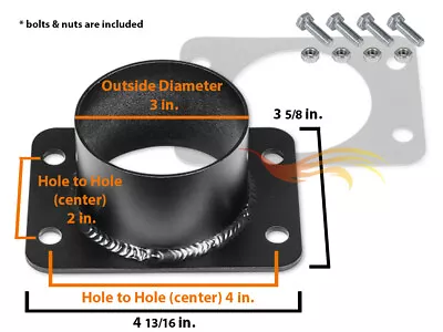 Mass Air Flow Sensor Intake Adapter Plate For 87-92 Supra 3.0L V6 TURBO ONLY • $17.99