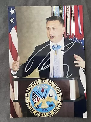 DAVID BELLAVIA Signed 4x6 Photo - FIRST LIVING MEDAL OF HONOR RECIPIENT IRAQ WAR • $0.01