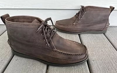 LL Bean Men’s Size 11 Signature Series Jackman Ranger Chucka Moccasin Boots • $44.79