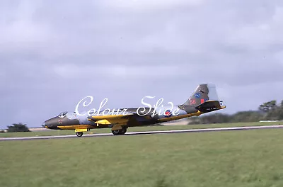 RAF Canberra TT18 WH856 St Mawgan 8.78 Colour Slide Aviation Aircraft • £4.20