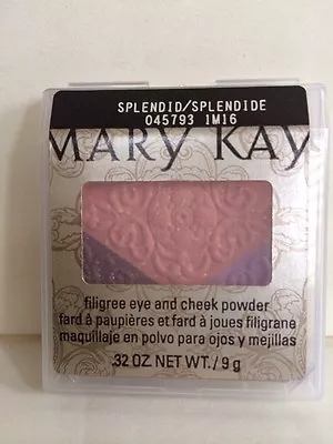 MARY KAY FILIGREE EYE AND CHEEK POWDER SPLENDID 0.32 Oz NEW 4 Colors In 1 • $5.56