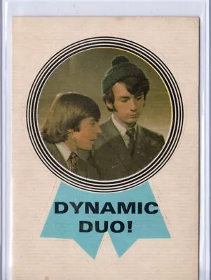 1967 Donruss THE MONKEES Badges Stickers Cards Rare DYNAMIC DUO! #9 NM • $19.99