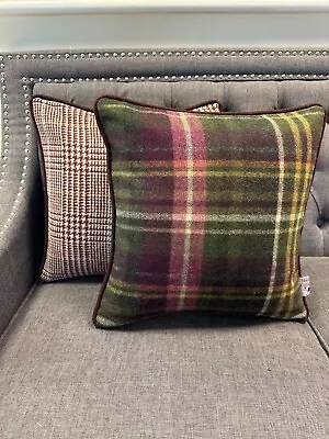 NEW - 2Pk 100% British Wool Cushion Covers Only 45x45cm • £9