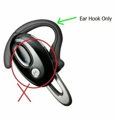 OEM Motorola Bluetooth Headset H720 H725 H730 Black (Ear-Hook Only) Parts Only • $17.99