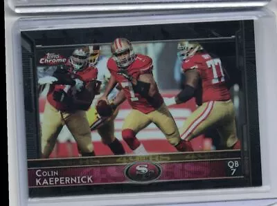 2015 Topps Chrome Black Refractor Colin Kaepernick #175/299 San Francisco 49ers • $8.99