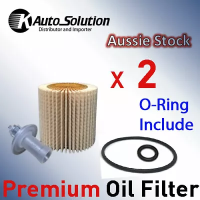 Oil Filter R2648P WCO67 Fits Lexus RX350 GGL15R Petrol V6 3.5L RX450H GYL15R 2PC • $27.99