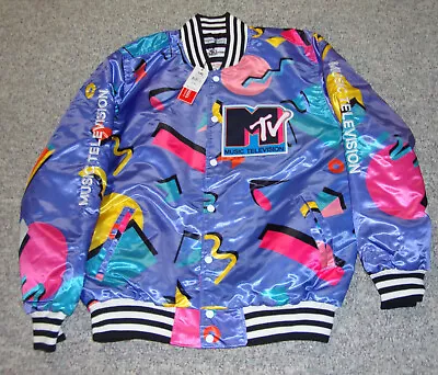 MTV Satin Bomber Jacket Brand New • $25.95
