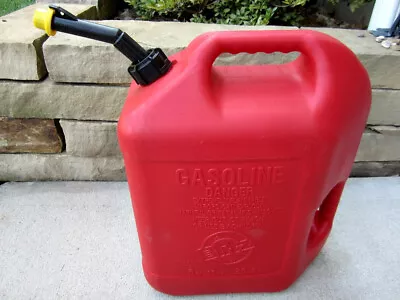 Blitz 6 Gallon + 16oz Gas Fuel Can With Vented Fixed Spout 50841 USA • $49