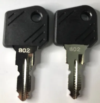 2x Ignition Key 802 - Forklift Ant - Linde - E16 - L12 Key • £10.36