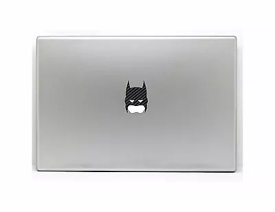 Batman Face Carbon Vinyl Sticker Mac Book/Air/Retina Laptop Decal 11 13 15 17  • £2.52