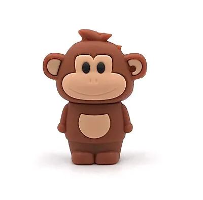 Affe Stationary Monkey Cute Braun Animal Funny USB Stick Div HD • $39.31