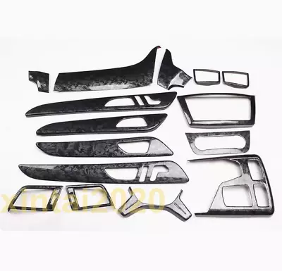 Black Wood Grain Full Interior Kit Cover Trim For Mercedes Benz GL ML 2012-2015 • $329.99