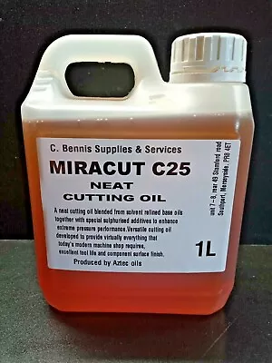 Miracut Neat Cutting Oil For Drilling Tapping Reaming Broaching Machining • £8.58