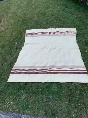 Vintage US ARMY WWII WOOL Blanket 75 X 65  • $39.99