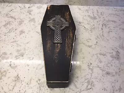 $24.95 • Buy Celtic Cross Coffin Wood Box 11.25  Long X 4.5  Wide X 2 3/8  T