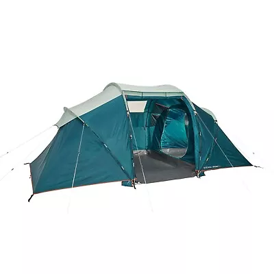 Arpenaz 4.2 Quechua 4 Man Tent (2 Bedrooms) With Poles Mattress 2 X Chairs • £140