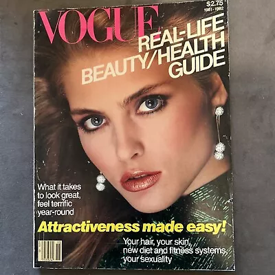 Vintage Original Vogue Real-life Beauty Health Guide 1981 - 1982 Kim Alexis • $30