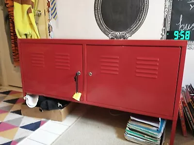 £15 • Buy IKEA PS Red Metal Cabinet, Collection 