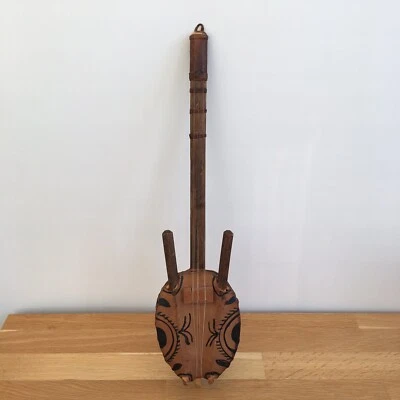£45 • Buy Vintage African Musical Instrument | African Banjo Tribe Decorative Guitar