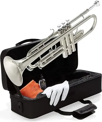 Mendini By Cecilio Bb Trumpet - Trumpets For Beginner Or Advanced Student W/Case • $210