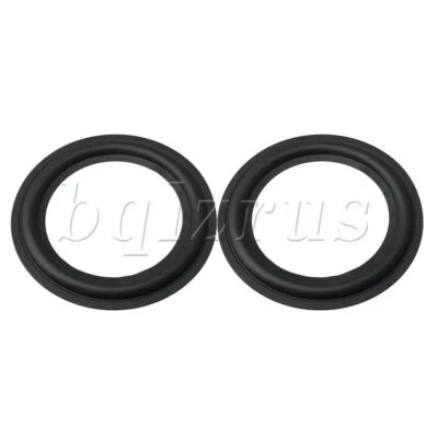 $8.27 • Buy 6.5  Rubber Speaker Foam Edge Subwoofer Surround Rings Repair Parts Pack Of 2
