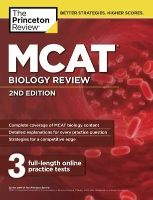 MCAT Biology Review By The Princeton Review • $6.49