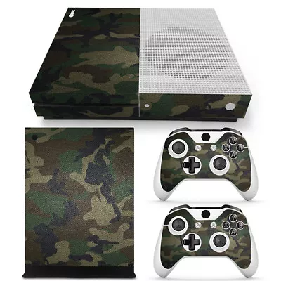 Xbox One S Slim Skin Camouflage Camo Sticker Vinly Decal Console &Controllers • $9.89