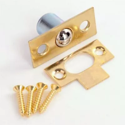 £2.55 • Buy 16mm Brass Focus 5/8 Ball Catch For Doors Cupboards - Spring Roller Catch