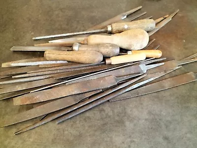 £25 • Buy Vintage Metalworking Files 4-8in British 