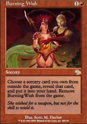 MTG Burning Wish Judgment Moderately Played English • $3.64