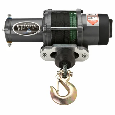 $399.99 • Buy VIPER Elite 4500lb UTV Winch Kit W/ GREEN Synthetic Rope - 2019-2020 RZR Turbo S