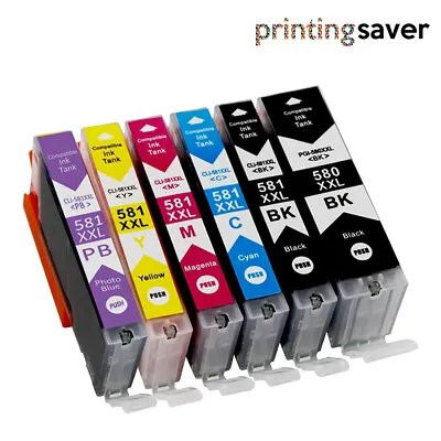 PGI580XXL Ink Cartridge For Canon Pixma TR7550 TS8150 TS8250 TS8350 TS9551C • £11.76