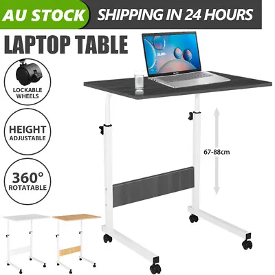 $28.69 • Buy Laptop Desk Portable Mobile Computer Stand Adjustable Tray Bed Study Table AU