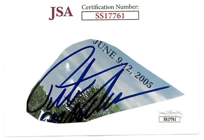 Pete Weber Signed PBA Bowling Champ Cut Signature Affixed To 3x5 Index Card- JSA • $42.66