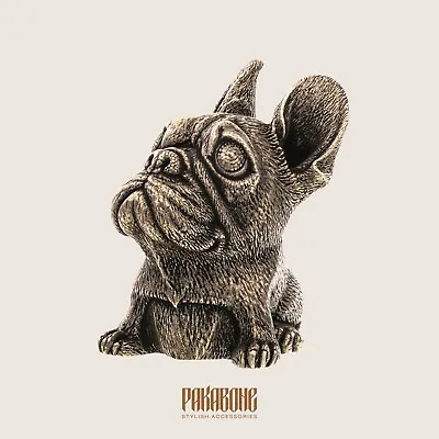 Bronze Figurine French Bulldog Bronze Miniature Dog Sculpture Collectable  • $34.90