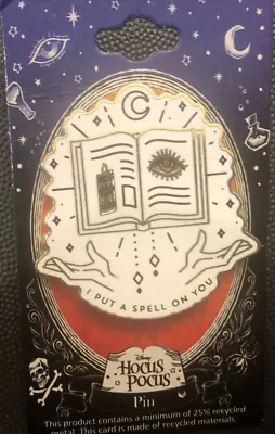 Disney Pin Hocus Pocus Cauldron Spell Book I Put A Spell On You Halloween • $14.99