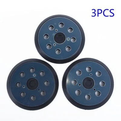 3 Pcs 5  8 Hole Hook & Loop Sanding Pad For Makita BO5021K Sander BO5010 Parts • $30.59