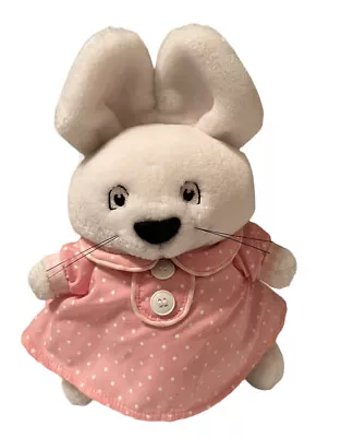 Max And Ruby Bunny Rabbit Plush 1997 Stuffed Animal Toy Pink Dress Eden 7  VTG • $25