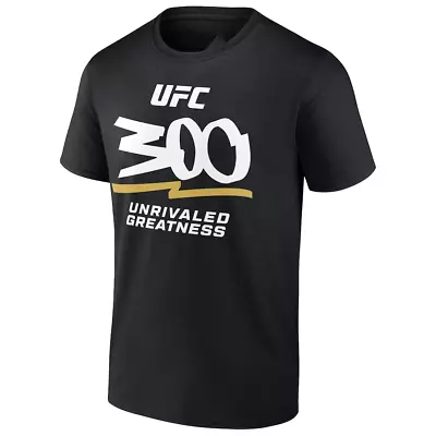 Black UFC 300 Logo T-Shirt S-3XL • $13.95