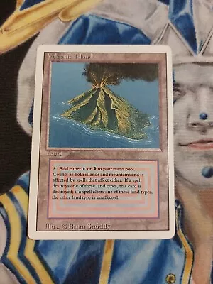 Volcanic Island MTG Revised Rare Land Slightly Played X1 GG3 • $603.20