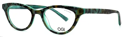 OGI Heritage 7159/1925 Teal Tortoise Womens Cat Eye Eyeglasses 49-19-140 B:34 • $45.99