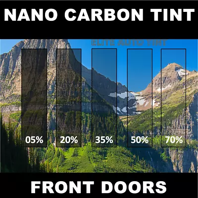 $38.95 • Buy Tesla Model Y Precut Front 2 Doors Window Tint Nano Carbon