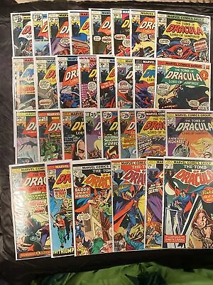 Tomb Of Dracula - Lot Of 30 Bronze Age Comics - Huge Run! TOD - Mid & High Grade • $399.99