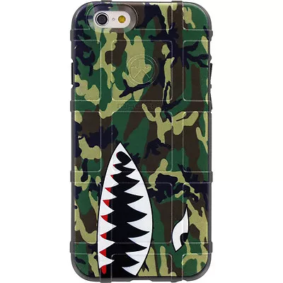 Magpul Field Case For IPhone SE455s.  Custom ERDL US Woodlands Camo Shark • $39.95