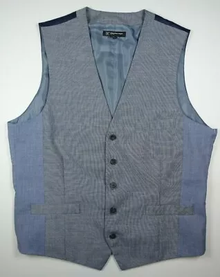 INC INTERNATIONAL CONCEPTS Blue Slim Fit Dress Vest NEW Medium M • $14.99