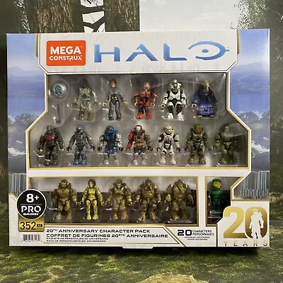 Mega Construx Halo 20th Anniversary Figure Pack - Carter Atriox Johnson ODST • $135.86